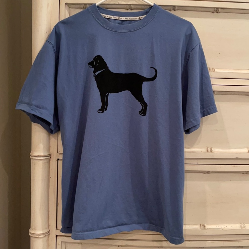 Black Dog Blue Short Sleeve Size Small